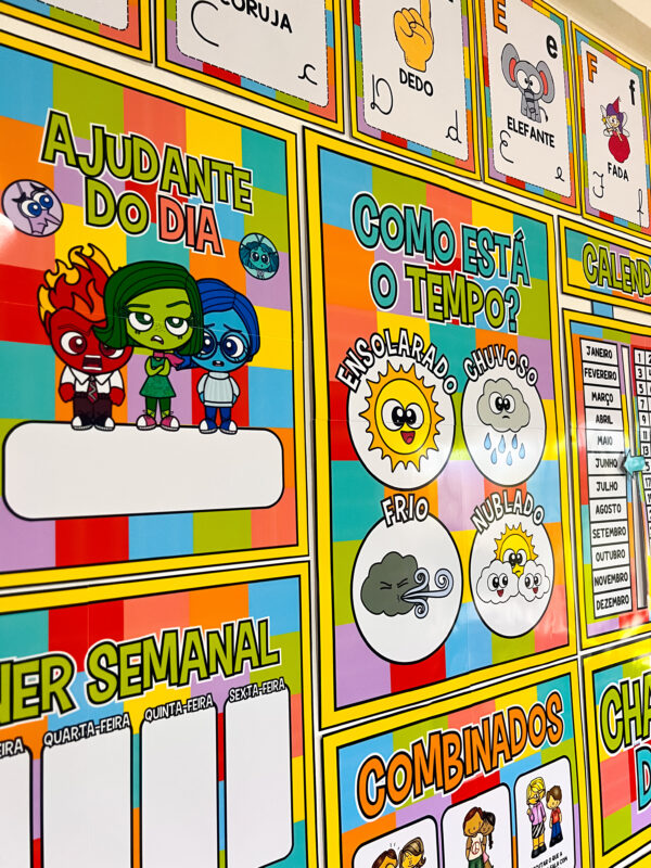 🖍️KIT SALA DE AULA - DIVERTIDAMENTE 🌈 - Imagem 4