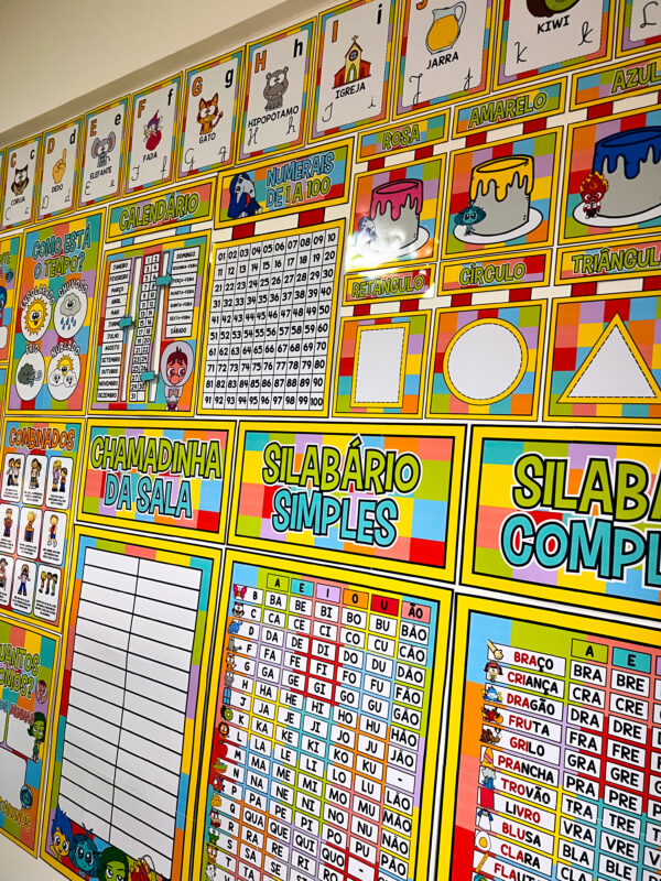 🖍️KIT SALA DE AULA - DIVERTIDAMENTE 🌈