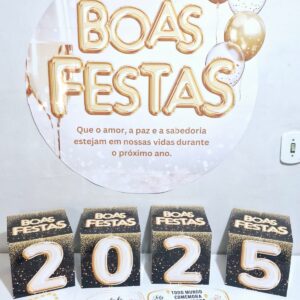 🎉Painel Boas Festas - Feliz Ano Novo 2025! 🎆✨
