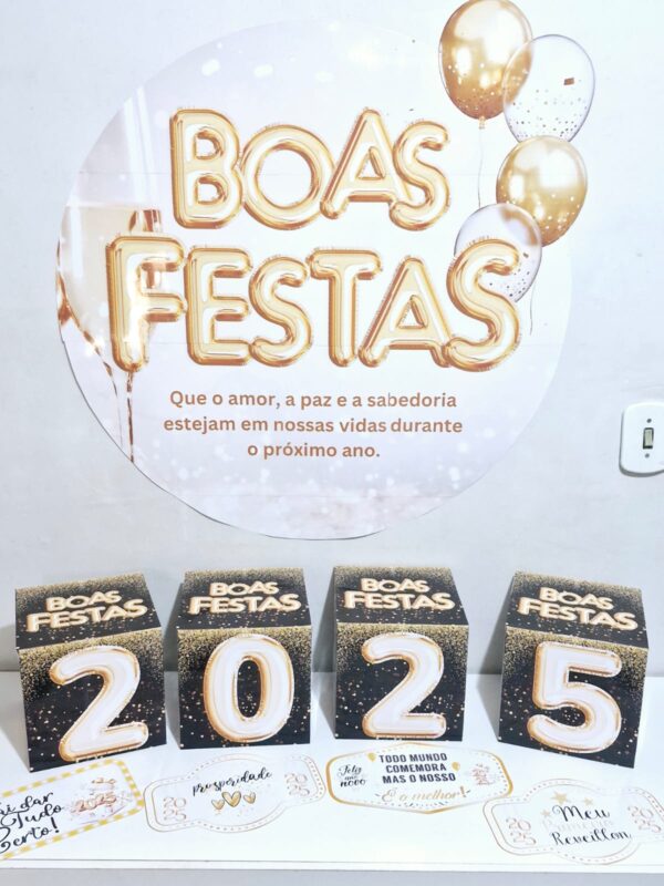 🎉Painel Boas Festas - Feliz Ano Novo 2025! 🎆✨