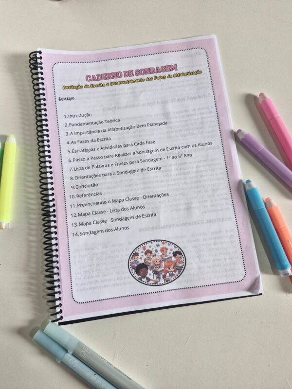 ✏️✨Caderno de Sondagem, Avaliação de Escrita e Desenvolvimento das Fases de Alfabetização! 🌟 - Imagem 8