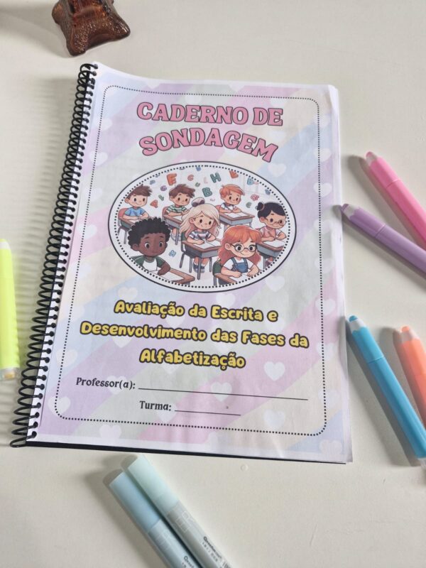 ✏️✨Caderno de Sondagem, Avaliação de Escrita e Desenvolvimento das Fases de Alfabetização! 🌟 - Imagem 9