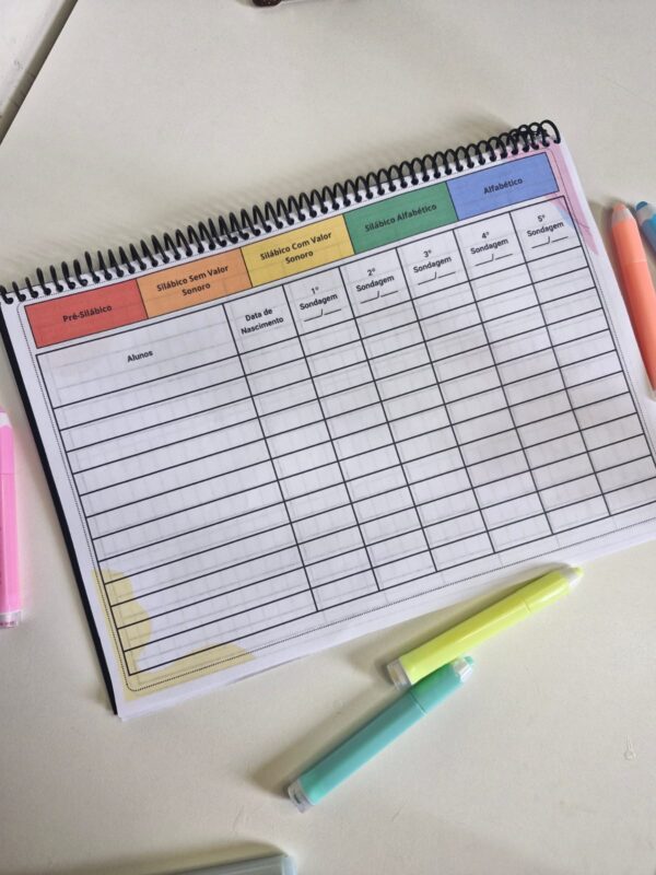 ✏️✨Caderno de Sondagem, Avaliação de Escrita e Desenvolvimento das Fases de Alfabetização! 🌟 - Imagem 2
