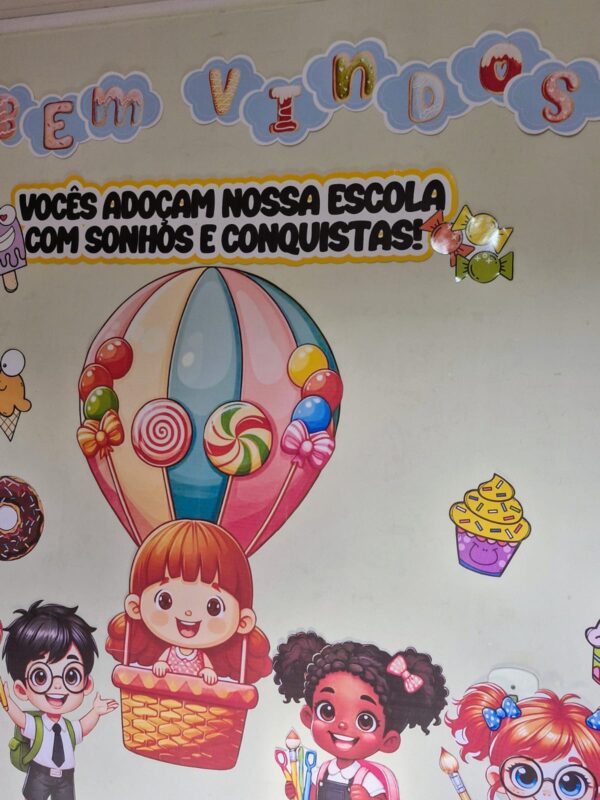 🎉Painel Volta às Aulas -  Tema: Vocês Adoçam a Nossa Escola! 🍭 - Imagem 6
