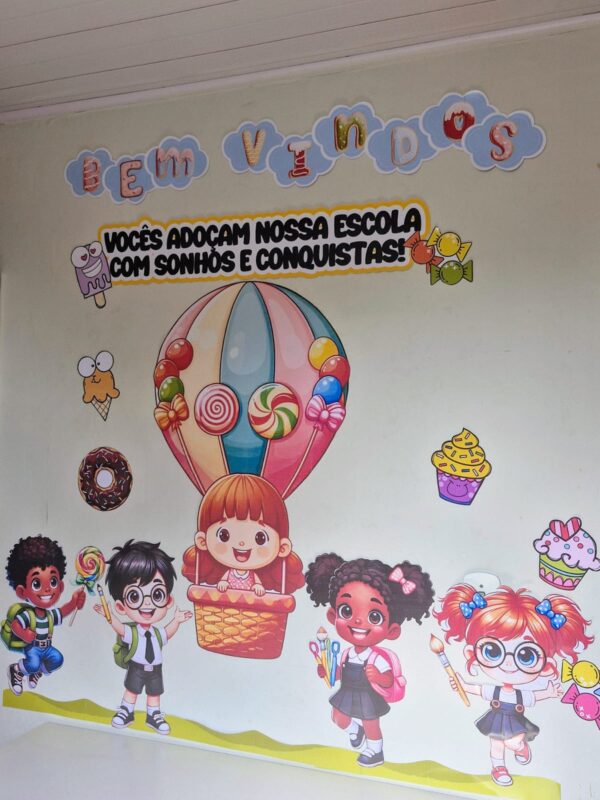 🎉Painel Volta às Aulas -  Tema: Vocês Adoçam a Nossa Escola! 🍭 - Imagem 2