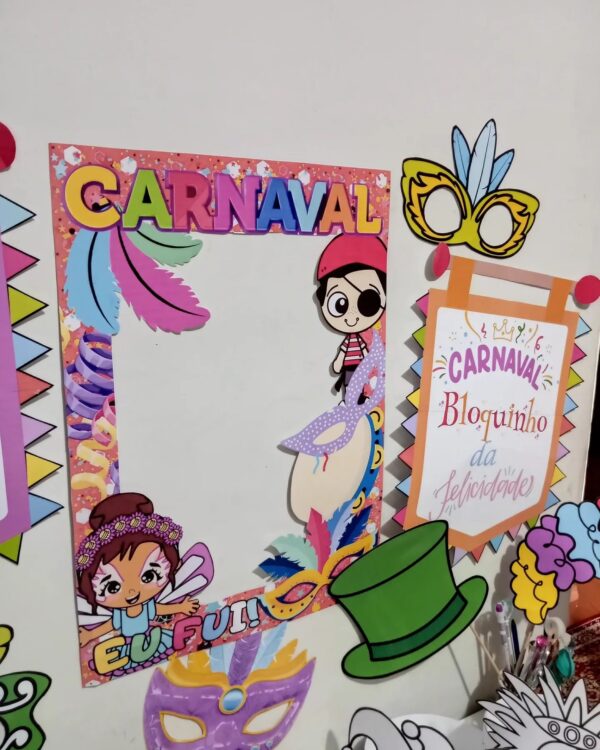 🎭✨ COMBO CARNAVAL -  PAINÉIS, ATIVIDADES INTERATIVAS & ITENS PARA FOTOS! 🎉📸 - Imagem 8