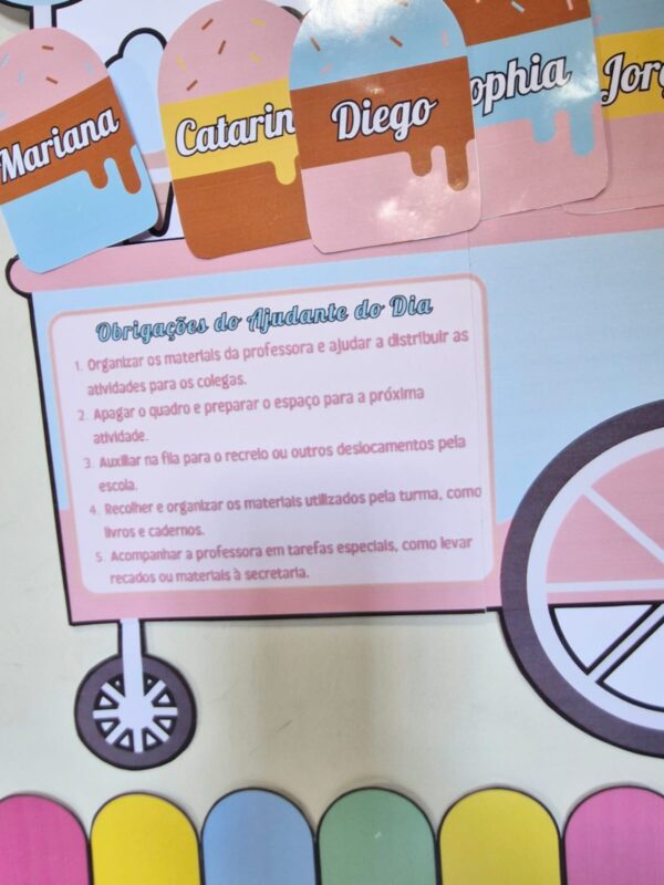 🎉MATERIAL PEDAGÓGICO: ROTINA ESCOLAR - TEMA DOCES! 🍭🍬 - Imagem 11