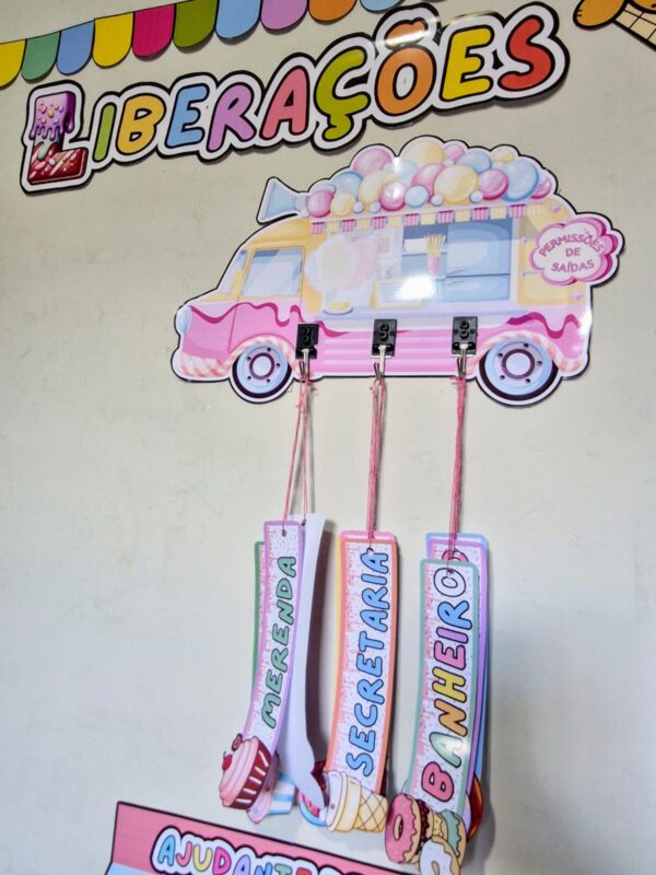 🎉MATERIAL PEDAGÓGICO: ROTINA ESCOLAR - TEMA DOCES! 🍭🍬 - Imagem 12