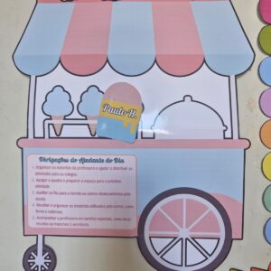 🎉 AJUDANTE DO DIA - TEMA DOCES! 🍭🍬