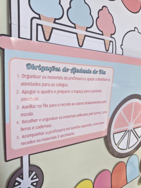 🎉 AJUDANTE DO DIA - TEMA DOCES! 🍭🍬 - Imagem 4