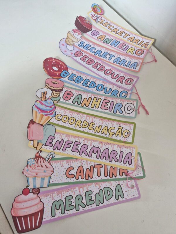🎉LIBERAÇÕES DE SAÍDA - SALA DE AULA - TEMA DOCES! 🍭🍬 - Imagem 4