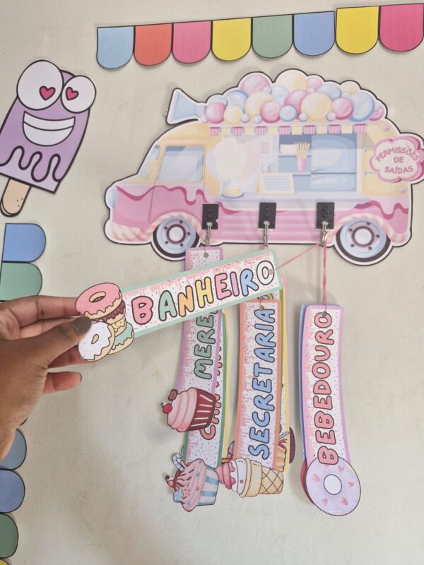 🎉LIBERAÇÕES DE SAÍDA - SALA DE AULA - TEMA DOCES! 🍭🍬 - Imagem 5