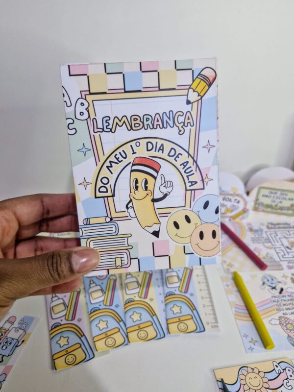 🎉 Super Kit Lembrancinhas - Meu 1º Dia de Aula 🎒 - Imagem 10