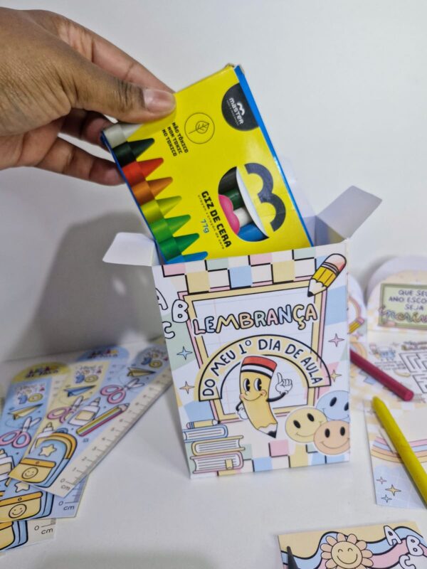 🎉 Super Kit Lembrancinhas - Meu 1º Dia de Aula 🎒 - Imagem 4