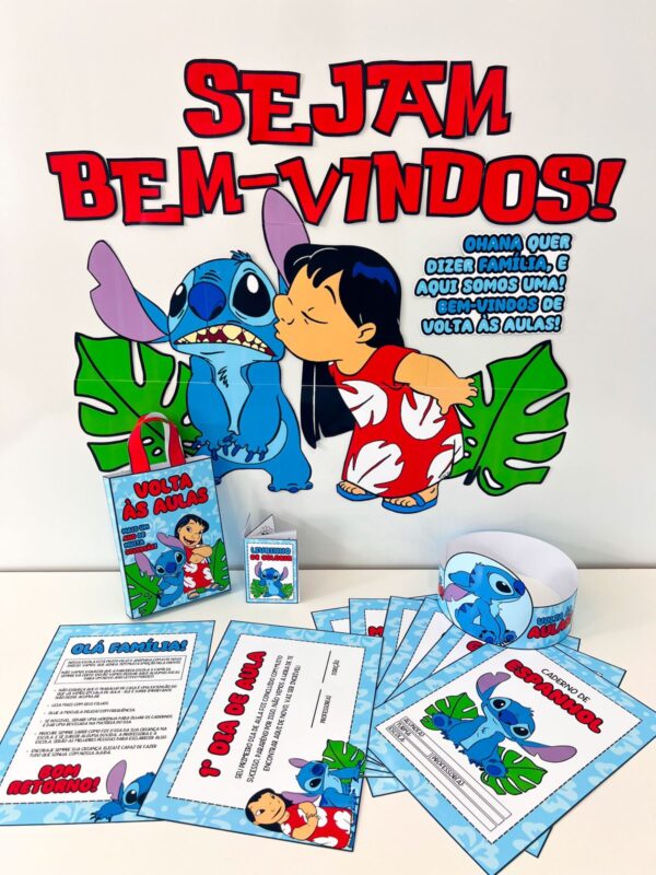 🌺✨ Volta às Aulas com Lilo & Stitch! ✨🌺