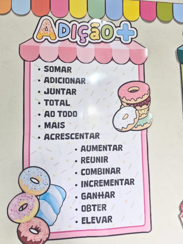 🎉 Dicionário Matemático Pedagógico - Tema Doces 📚✏️ - Imagem 3
