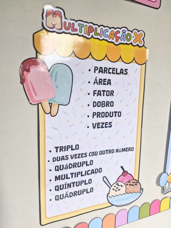 🎉 Dicionário Matemático Pedagógico - Tema Doces 📚✏️ - Imagem 5