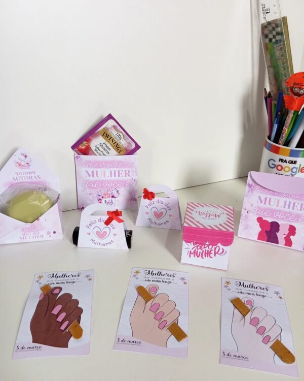 💐 Kit Lembrancinhas dia da Mulher 🌹 - Imagem 6
