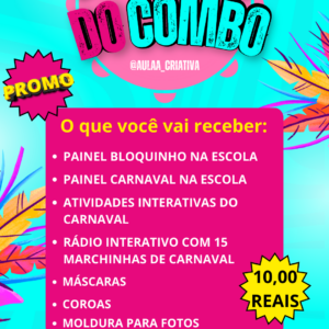 🎭✨ COMBO CARNAVAL -  PAINÉIS, ATIVIDADES INTERATIVAS & ITENS PARA FOTOS! 🎉📸