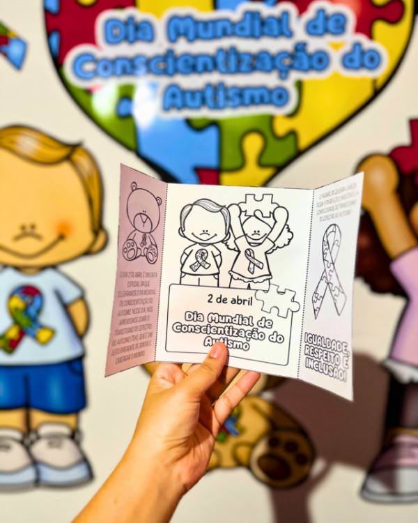 🧩Kit para trabalhar o Dia Mundial de Conscientização do Autismo 🧩 - Imagem 7