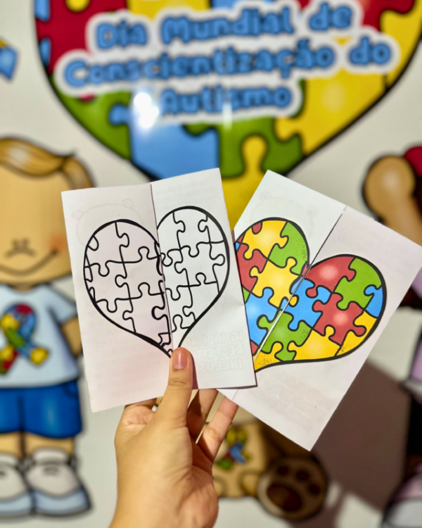 🧩Kit para trabalhar o Dia Mundial de Conscientização do Autismo 🧩 - Imagem 8