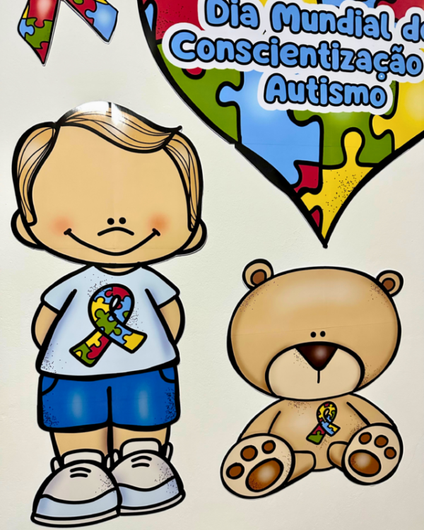 🧩Kit para trabalhar o Dia Mundial de Conscientização do Autismo 🧩 - Imagem 2