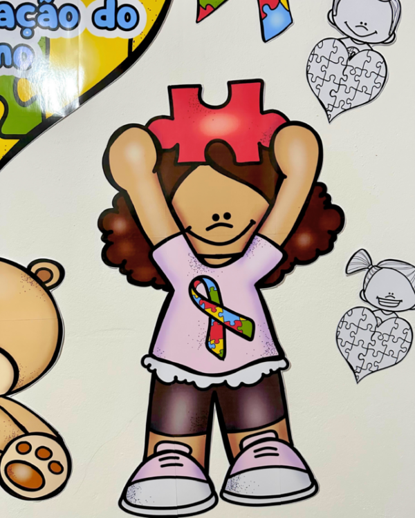 🧩Kit para trabalhar o Dia Mundial de Conscientização do Autismo 🧩 - Imagem 3