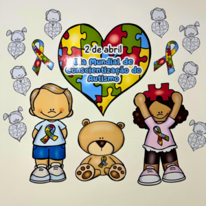 🧩Kit para trabalhar o Dia Mundial de Conscientização do Autismo 🧩