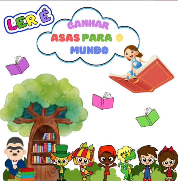 📚✨ Painel Dia do Livro Infantil – Celebre a magia da leitura! 📖🐰