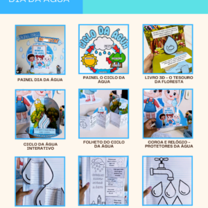 🌍💧🌊Dia Mundial da Água - Kit Especial! 🌍💧🌊