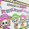 🖍️🌽Cartaz gigante de Festa Junina pra colorir!🖍️🌽 - Imagem 2