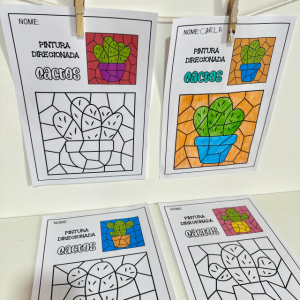🎨🌵 Material Pedagógico Gratuito! 🌵🎨