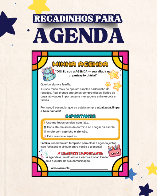 Recadinhos para Materiais dos Alunos! 💌 - Imagem 4