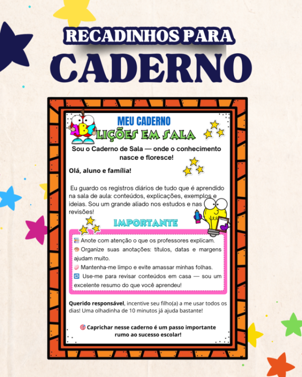 Recadinhos para Materiais dos Alunos! 💌 - Imagem 2