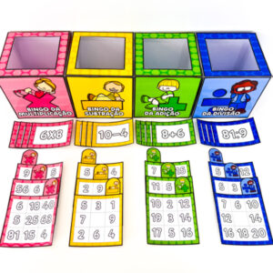 🎉📚Bingos Educativos - 4 Operações  🧠💡