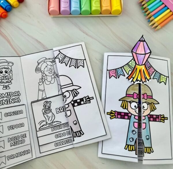 🎁🍿 Material Gratuito - LAPBOOK JUNINO🎁🌽 - Imagem 2