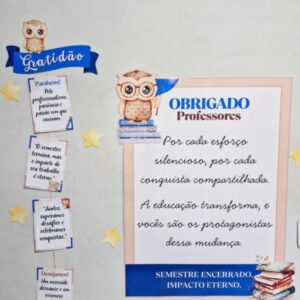 💛✨Painel de Despedida do Semestre - Professores!💛✨