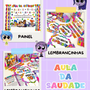 Pack Aula da Saudade – Tema Divertidamente: