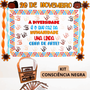 🎨✨ PAINEL COLABORATIVO + MALETA DAS LENDAS AFRICANAS ✊🏽🖤