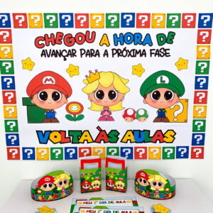 🎮✨Kit Volta às Aulas – Super Mário🎮✨