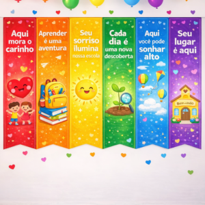 💫Painel em Faixas – Volta às Aulas💫