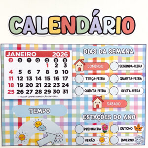 📅✨CALENDÁRIO INTERATIVO - 2026📅✨