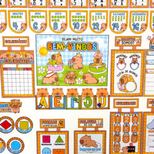 Kit de Ornamentação – Tema Capivara,