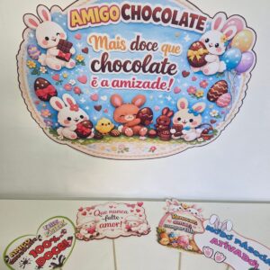 🐰🍫 PAINEL AMIGO CHOCOLATE – DEIXE SUA PÁSCOA INESQUECÍVEL!