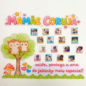 💛 Painel Mamãe Coruja – Um gesto de amor em forma de decoração!