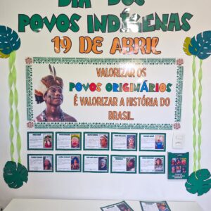 🌿Painel Personalidades Indígenas – Valorização dos Povos Originários 🪶