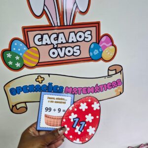 KIT CAÇA AOS OVOS MATEMÁTICO – APRENDA BRINCANDO!