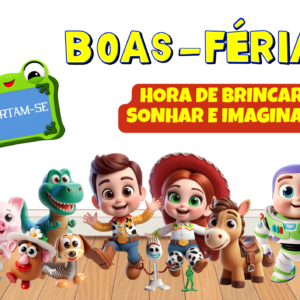 Painel Boas Férias – Toy Story