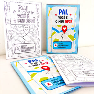 Cartão Interativo – Pai, Você é Meu GPS