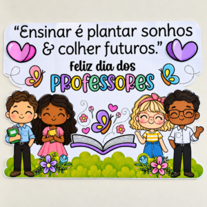 PAINEL DIA DOS PROFESSORES – ENSINAR É PLANTAR SONHOS